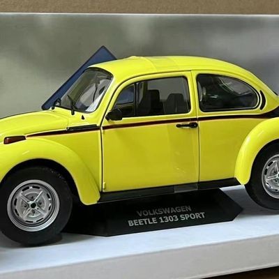 SOLIDO 1/18 VW BEETLE 1303 SPORT Volkswagen BEETLE รถรุ่นโลหะผสม