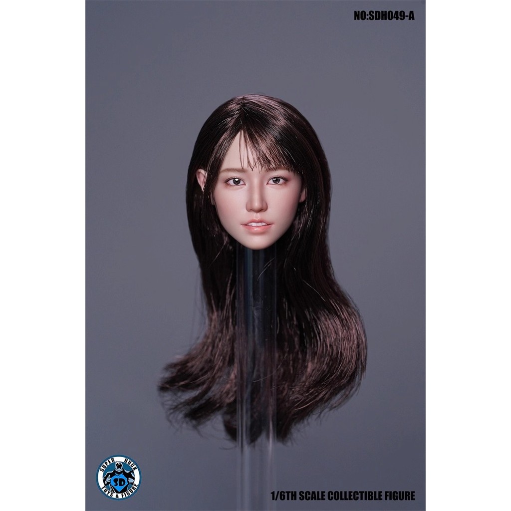 SUPER DUCK 1/6 Action Figure Head Sculpt รุ่น SDH049 หญิง Head Sculpt, เหมาะสําหรับ 1/6 หญิงรูป Body