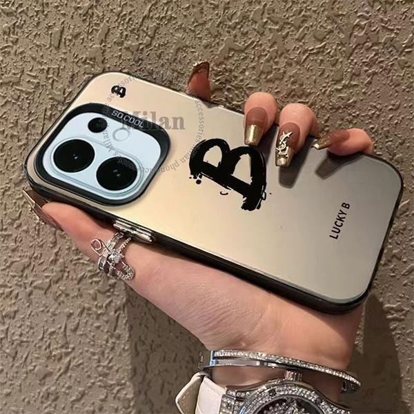 เคส Vivo V60 เคส Vivo V60 Lite เคสโทรศัพท์กันกระแทก เคสตัวอักษร A-Z 26 อักษร Lucky เคสโทรศัพท์แบบด้า