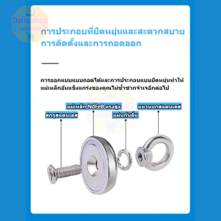 (คุณภาพสูง) แม่เหล็กแรงดูดสูง แม่เหล็กกอบกู้ มีให้เลือกขนาด D16/D20/D25/D32/D42/D48