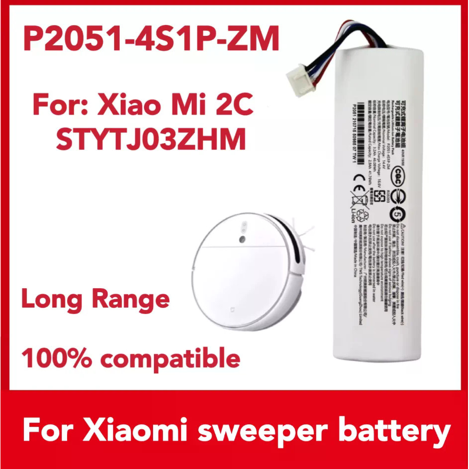 Xiaomi Mi Robot Vacuum Mop 2 XMSTJQR2C STYTJ03ZHM 2C 6500mAh แบตเตอรี่