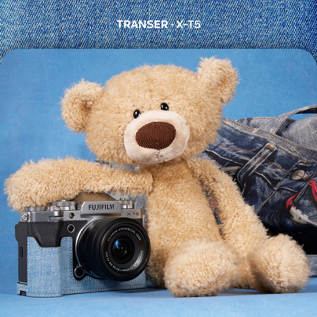 Fuji XT5 Denim Protective Case Leather Case Camera Case Accessories TRANSER Denim Series