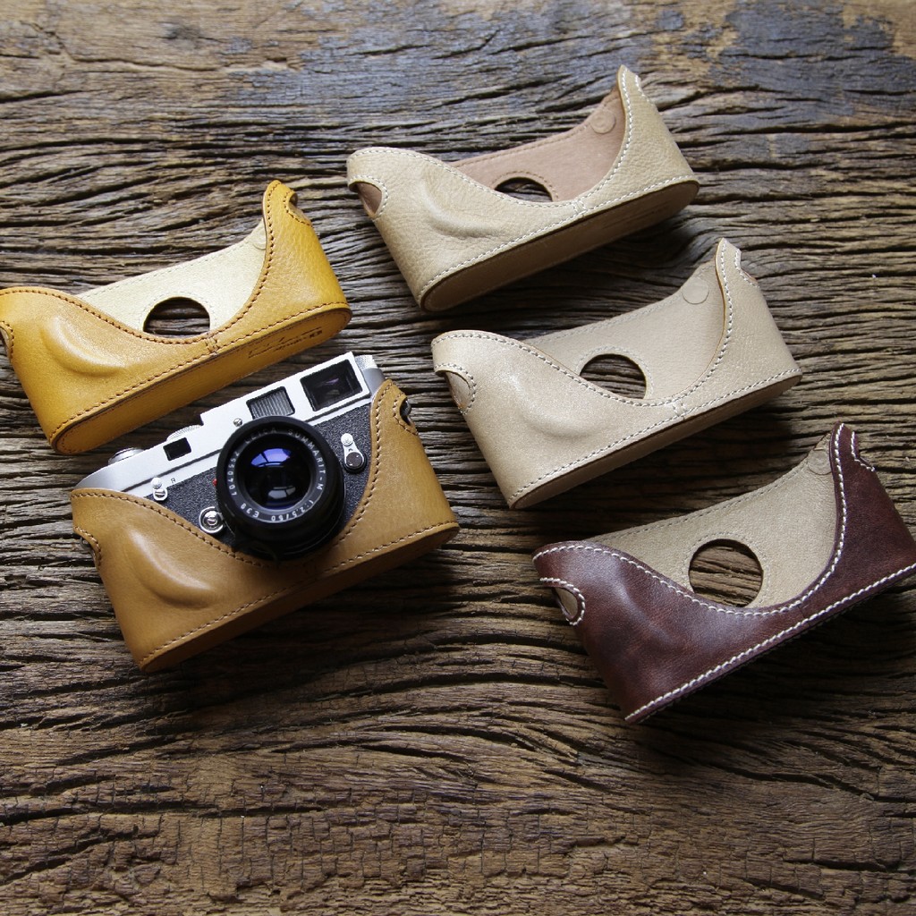 Cam-in Leica Leica M6 M7 MP M2 M3 M4-P กล้องของแท้หนังครึ่งกรณี CA032