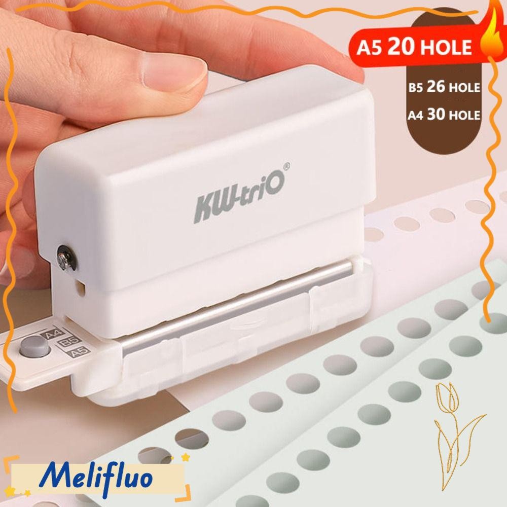 MELIFLUO Hole Puncher Standard B5 A5 Punch Planner