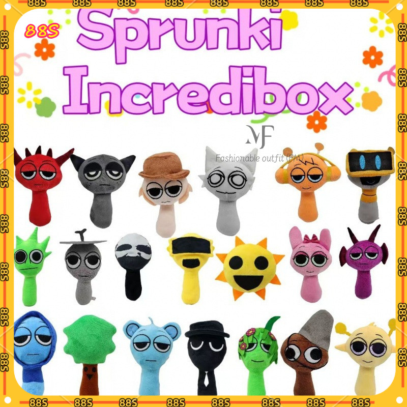 FM🌸Sprunki Plush ตุ๊กตา Sprunki ของเล่น Sprunki Incredibox รูปเกม