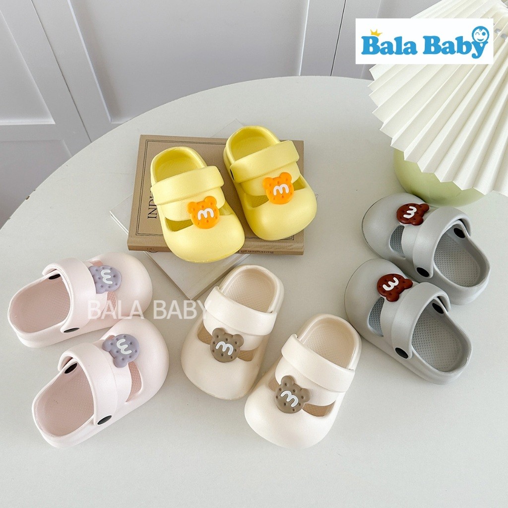 รองเท้าแตะเด็ก รองเท้ารัดส้น หัวโต วัสดุEVA น้ำหนักเบา DDX59