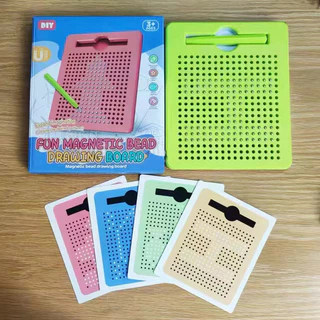 GeeToy ของเล่นกระดานไวท์บอร์ดแม่เหล็กสำหรับเด็ก เกมออกแบบ คลิปบอร์ดแม่เหล็ก ของเล่นเสริมการเรียนรู้