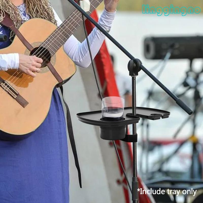 RR Clamp-On Rack Tray Holder ขาตั้งไมโครโฟนชั้นวาง 7 9x12 นิ้ว Music Stand