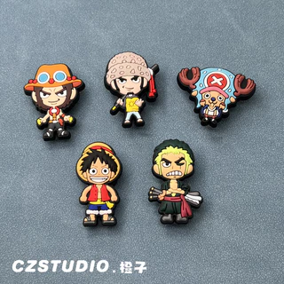 เสน่ห์รองเท้า ONE PIECE อุปกรณ์เสริมรองเท้าใหม่ DIY รองเท้า Charms คุณภาพสูง