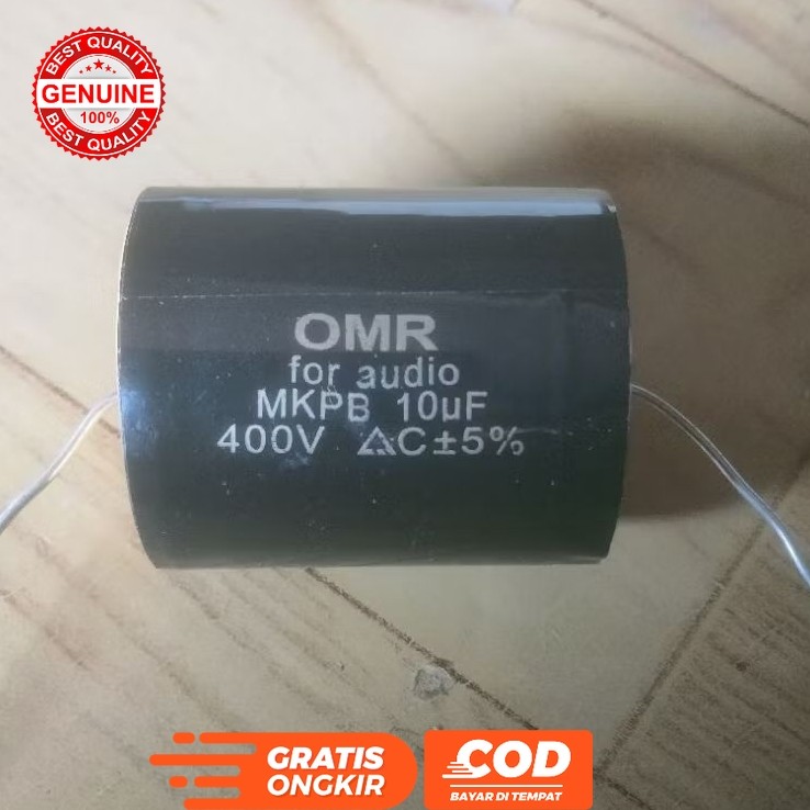 MKPB 10UF 400V OMR สําหรับเสียง MKP B OMR AUDIOPHILER 10 UF 400 VOLT