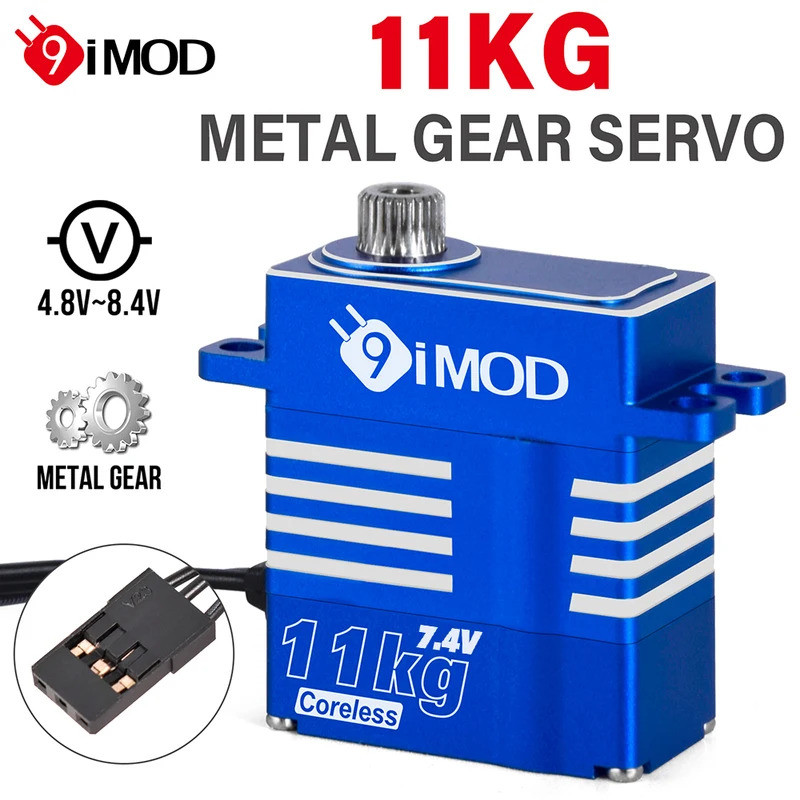9IMOD RC Digatal Servo 11KG Coreless โลหะเกียร์ Servo 4.8-8.4V สําหรับ RC รถ RC เฮลิคอปเตอร์ DIY อุป