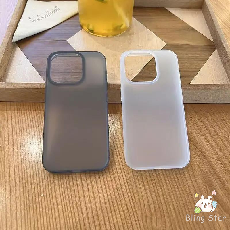 สำหรับ IPhone 16 11 13 15 12 14 Pro Max 7 8 15 16 Plus XR X XS MAX SE 2020เรียบง่ายพรีเมี่ยมสีแข็ง หรูขนาดใหญ่รูกรณีแข็ง
