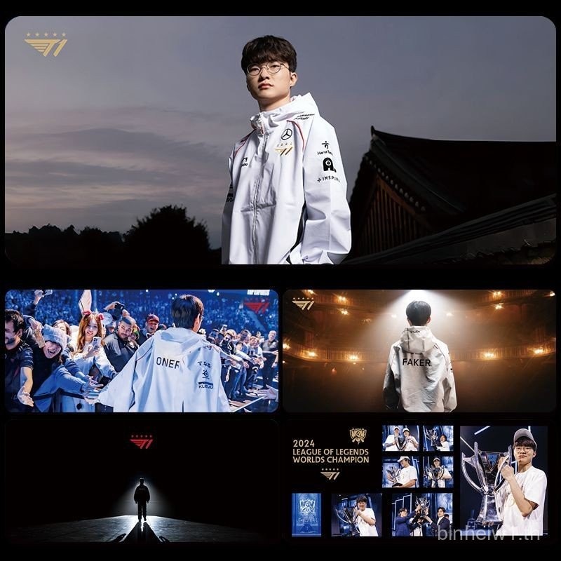 สไตล์ใหม่ T1 Championship Faker Mouse Pad เกมสําหรับเล่นเกมขนาดใหญ่ League of Legends fps Lee Sang H