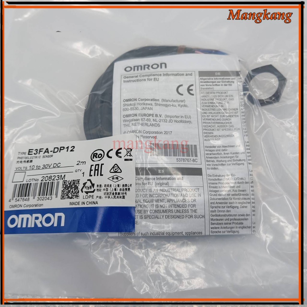 E3FA-DP12  Sensor เซ็นเซอร์ สินค้าพร้อมส่งในไทยของใหม่มือหนึ่ง ส่งทุกวัน