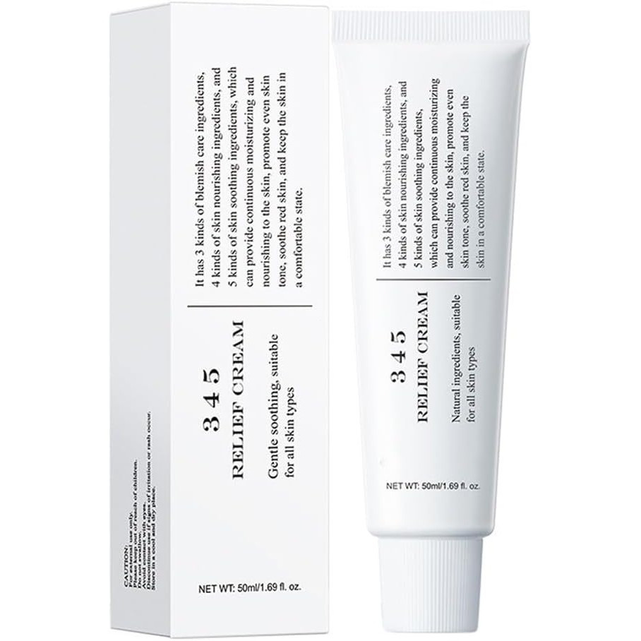 345 ครีม 345 รีแพร์ ครีม ซูธติ้ง มอยส์เจอไรซิ่ง ครีม ครีมให้ความชุ่มชื้นติดทนนาน