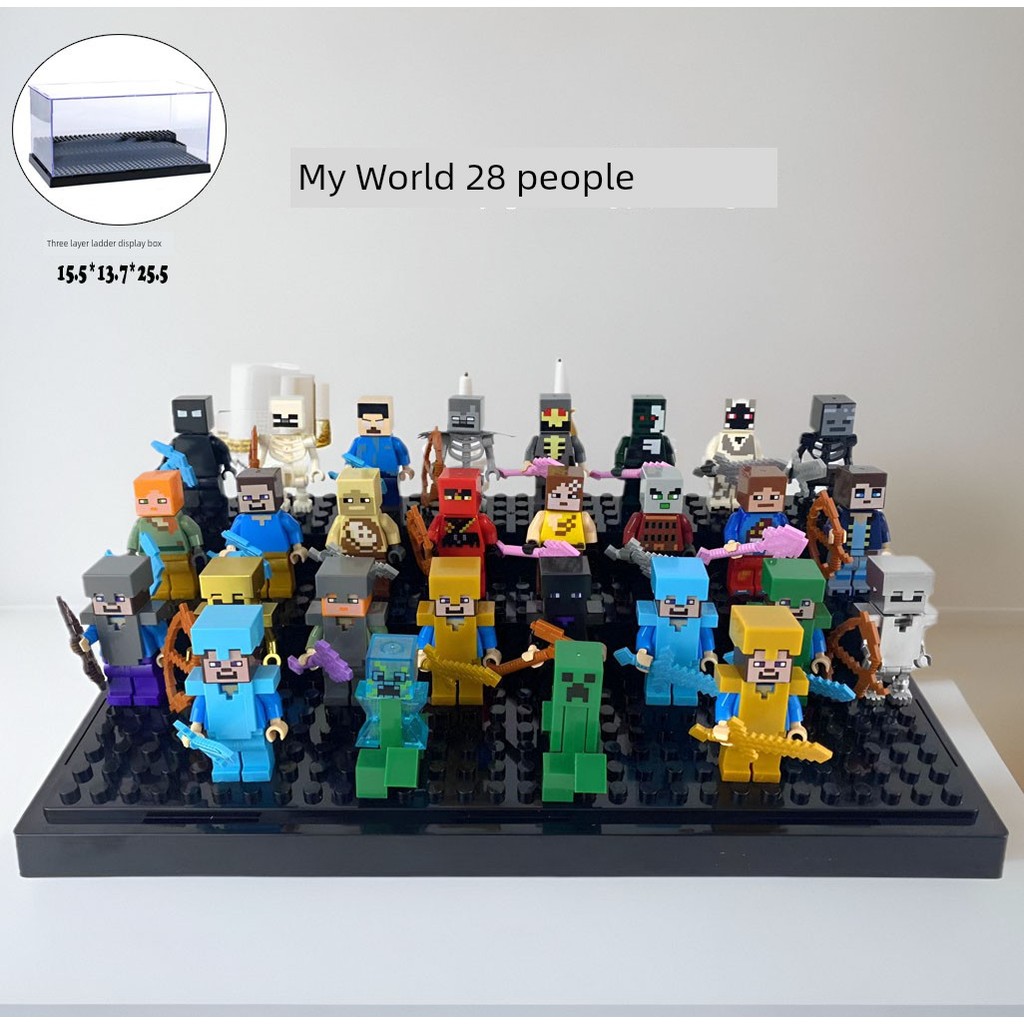 minecraft toy minecraft Minecraft Armor Steve บล็อกตัวต่อของเล่นเด็ก