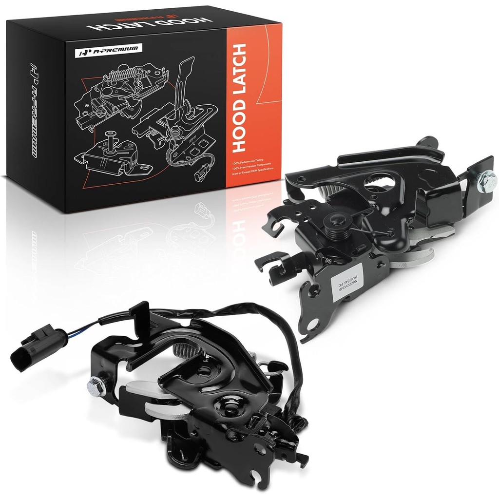 A-Premium 2 ชิ้นด้านหน้า Hood Latch Lock Assembly ใช้งานร่วมกับ BMW 330e 330i 430i 230i M240i M340i 