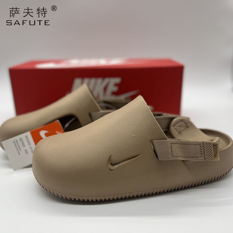 Pure ] Casual CALM SLIDE กีฬาสวมใส่ Outing รองเท้าแตะเพิ่มความสูงรองเท้าแตะคู่ Super Soft E3U9 777