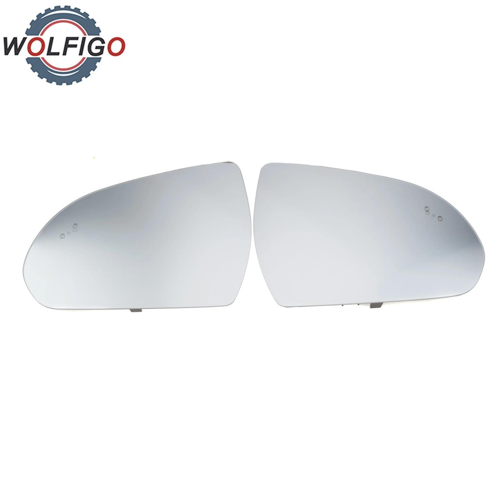 อุ่นซ้ายและขวากระจกเลนส์ W/Blind Spot สําหรับ Hyundai Elantra 2017-2020 Ioniq 2017-2022 87611-F2140 