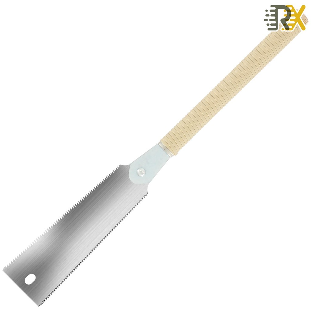 เลื่อยมือญี่ปุ่น 9.3 นิ้ว SK5 เหล็กคาร์บอนสูง Double Edged Hand Saw Incisive Hand Pull Saw 10/17 TPI