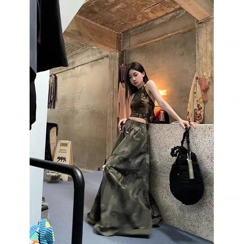 ชุด.two piece ฤดูร้อน สไตล์หวาน มีเสื้อกั๊กและกระโปรงเอวสูง - รูปที่ 5