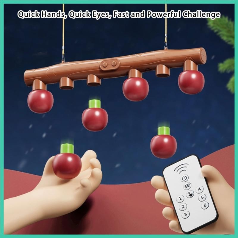 Cind Reflexes Drop Sticks Challenge ของเล่นธีมคริสต์มาส Drop Stick ของเล่นสําหรับเด็กผู้ใหญ่