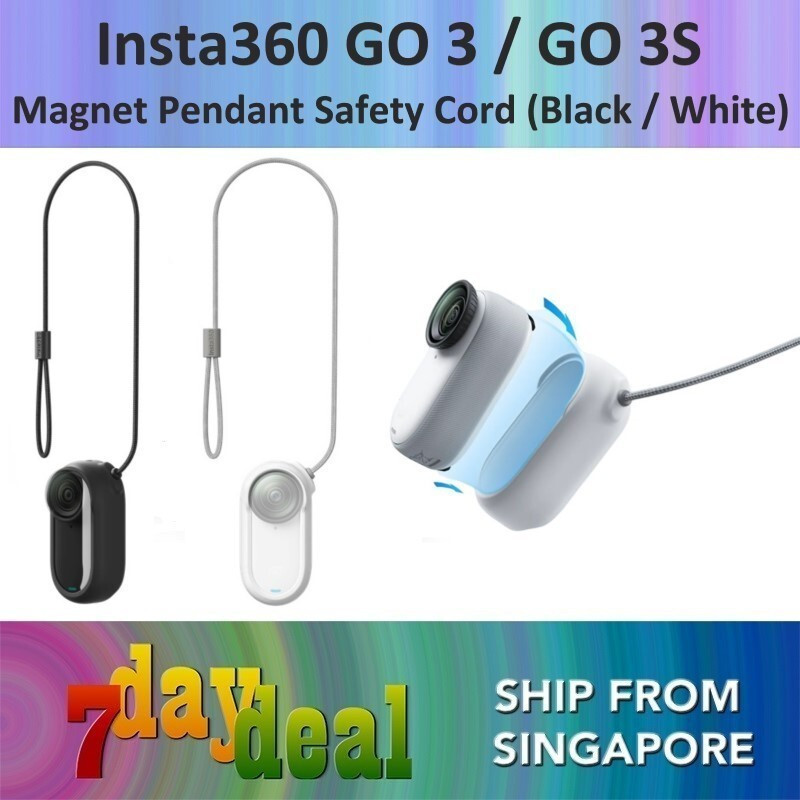 Ta360 GO 3 / GO 3S Magnet Pendant สายเซฟตี้ สีดํา / WhiteHT99 MYF1