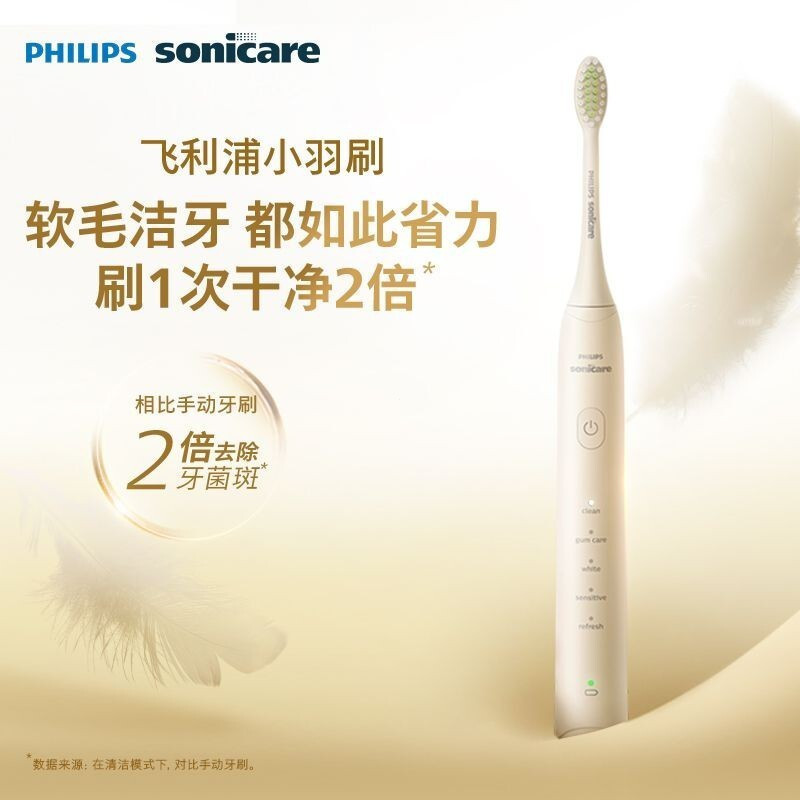 แปรงสีฟันไฟฟ้าสําหรับผู้ใหญ่ขนแปรงนุ่มคู่รุ่น Treasure Brush HX2471/HX6730 รุ่นที่สองHT99 95G7