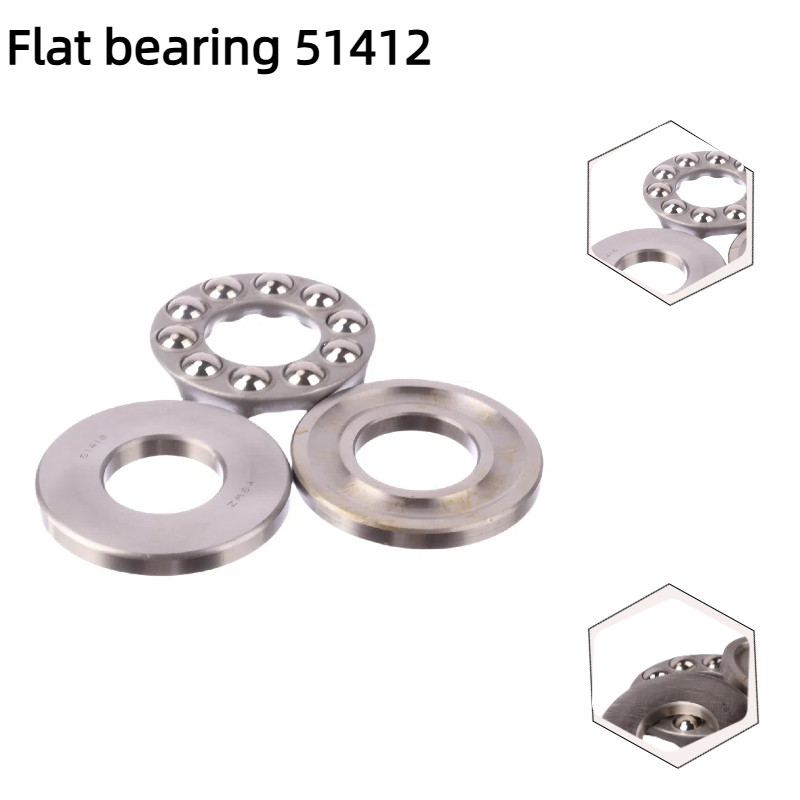 Thrust Ball Bearing 51412 Deep Groove Ball Bearing for Generator Bearin Skate Shoes Thrust Ball Bear