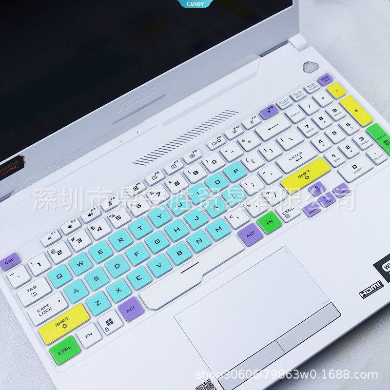 ASUS TUF Gaming FA506/FA706/FX506/F15/F17 (8th/9th Gen) ฝาครอบคีย์บอร์ด – ตัวป้องกันหน้าจอแล็ปท็อปสํ