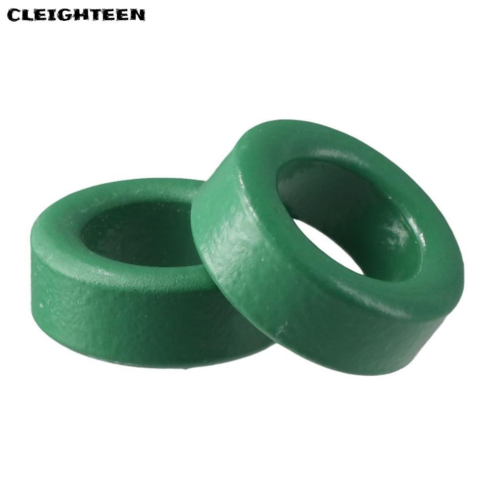 CLEIGHTEEN Toroid Ferrite Core, Restraining Interfal Power Transformer, โลหะสีเขียว Ferrite Chokes แ