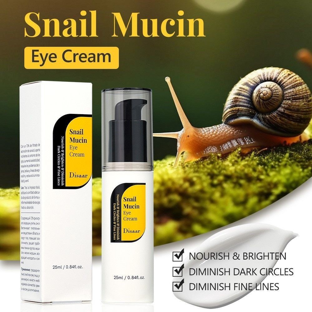 ประณีต Snail Eye Cream ปรับปรุง Dark Eyes Fine Lines ภาษาอังกฤษคุณภาพสูง Snail Eye Cream ความงาม 9.2