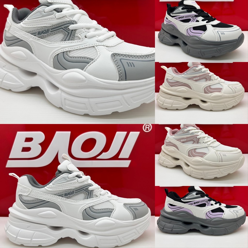 Baoji บาโอจิ รองเท้าผ้าใบผู้หญิง bjw1164