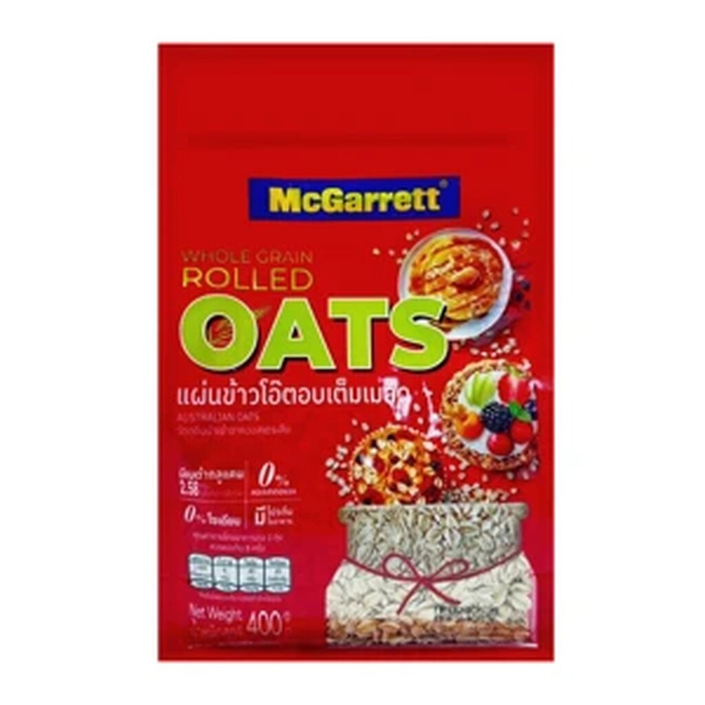 McGarrett Roll Oat 400 g. แผ่นข้าวโอ๊ต ตราแมคกาเร็ต 400 กรัม (05-3624)