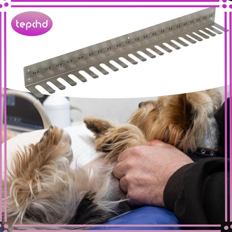 [tepchd] Endotracheal Tube Holder Organizer Animal Shop Use Storage Wire Wall Rack