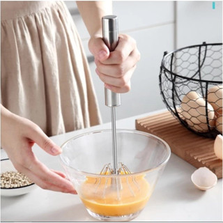 ตะกร้อตีไข่ ที่ตีไข่สแตนเลส ที่ตีฟองนม ที่ตีฟองกึ่งอัตโนมัติ…