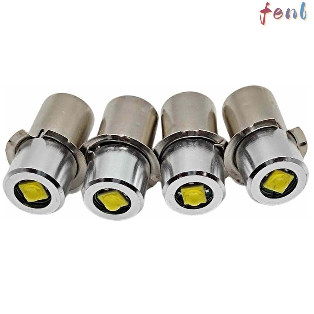 FENL เปลี่ยนไฟฉาย, ชุดแปลง LED กําลังสูงติดทนนาน, ปลายบวก 3 วัตต์ P13.5S หลอดไฟ LED 2-4C & D