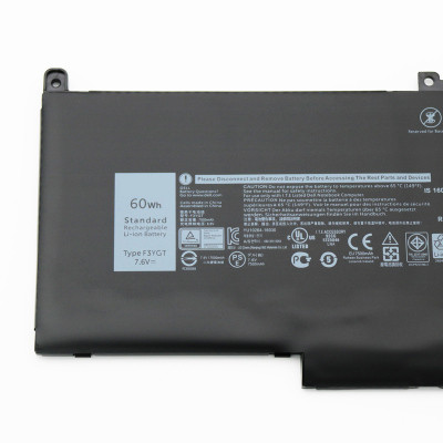 เหมาะสําหรับแบตเตอรี่แล็ปท็อป Latitude 7280 7290 7380 7390 7480 7490 F3YGT