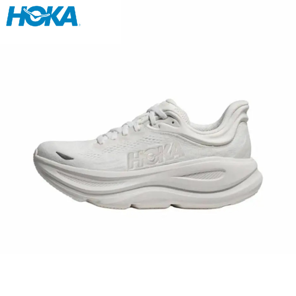 （ของแท้ 100%）HOKA ONE ONE Bondi 9 1162012-WWH Sneaker