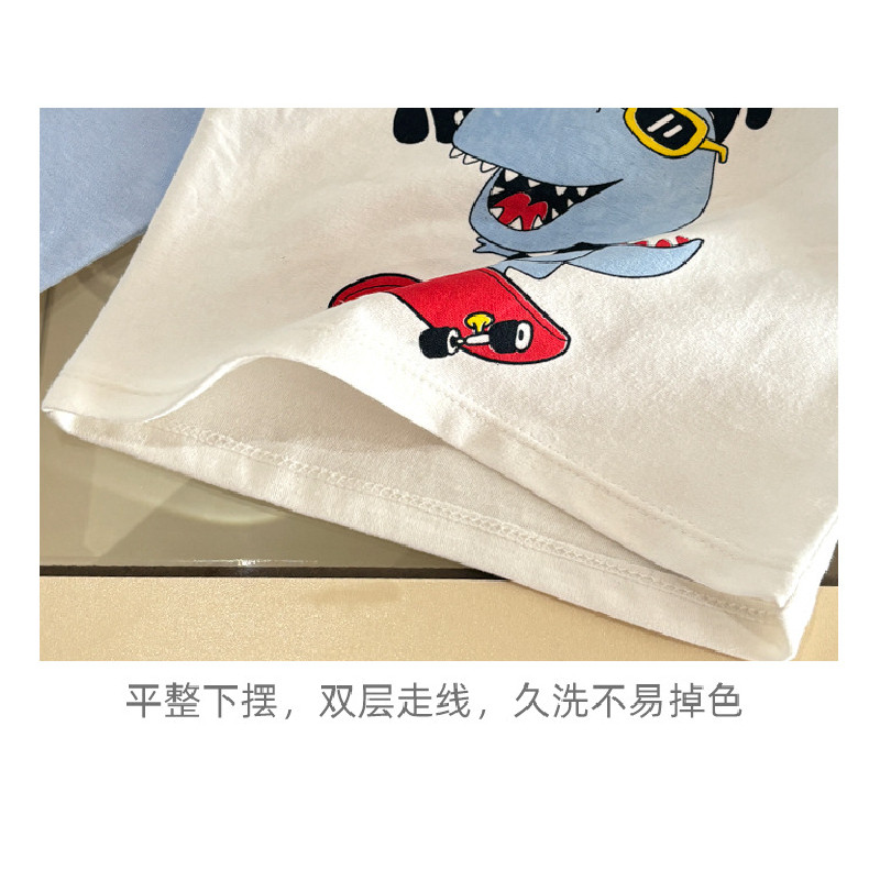 90-140【พร้อมส่ง】เสื้อยืดแขนยาวเด็ก ผ้าฝ้าย สำหรับทารกและเด็กในฤดูใบไม้ผลิและใบไม้ร่วง - รูปที่ 3