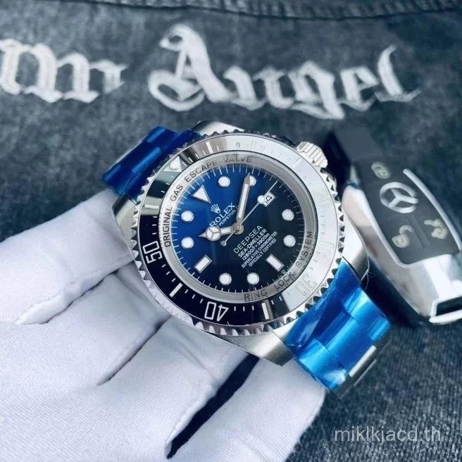2025 Rolex_s Deepsea Charm ผู้ชายนาฬิกากลไกอัตโนมัติแฟชั่นระดับไฮเอนด์นาฬิกาผู้ชาย Deep Blue Sea, Ch