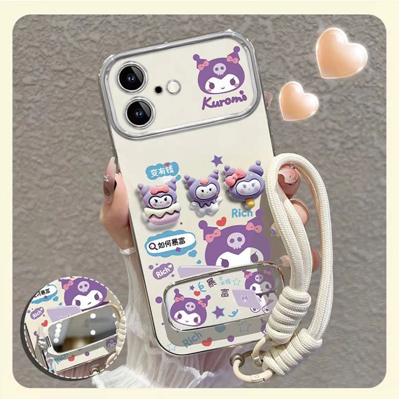 Star Dream Kuromi หน้าต่างขนาดใหญ่เหมาะสําหรับ Apple 16pro เคสโทรศัพท์ iphone14max Xiaomi 15 Huawei 