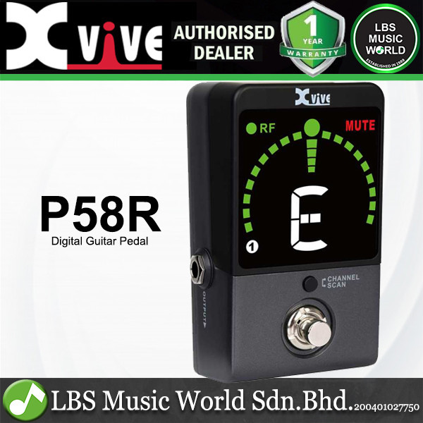 Xvive P58R 5.8GHz Digital Guitar Pedal ระบบไร้สาย - ตัวรับสัญญาณเท่านั้น