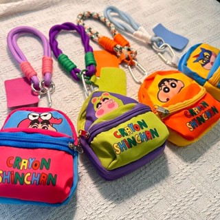 Kawaii Crayon Shin-chan กระเป๋าใส่เหรียญและเงินสดสำหรับเด็กด…