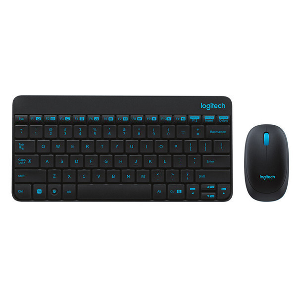 ( บลูทูธ เสียงเงียบ) chichang Logitech (Logitech)MK245 Nano Wireless Keyboard and Mouse Office ชุดตั