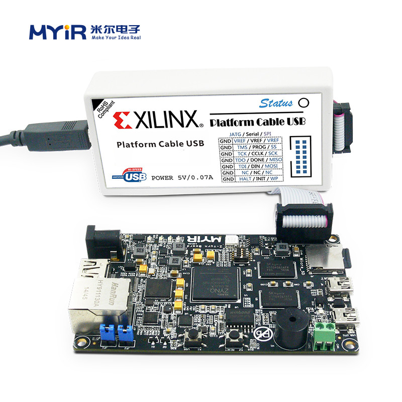 เทคโนโลยีโรงสีอิเล็กทรอนิกส์ Xilinx Downloader Line อุปกรณ์จําลอง JTAGPlatformCableUSBFPGACPLD