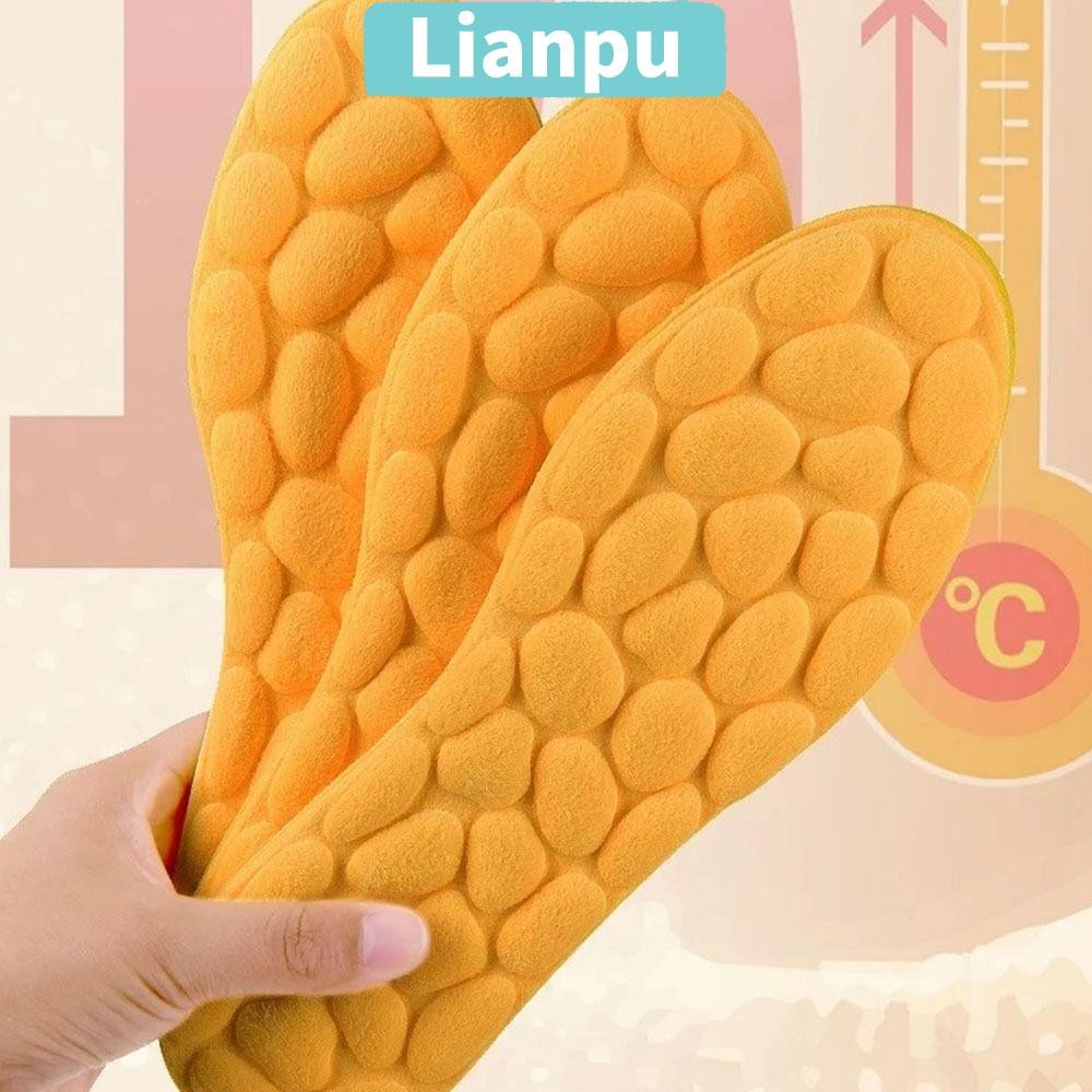 LIANPU Keep Warm Thicken Insole, Keep Warm Memory Foam รองเท้าพื้นรองเท้า, นวด Breathable Orthopedic