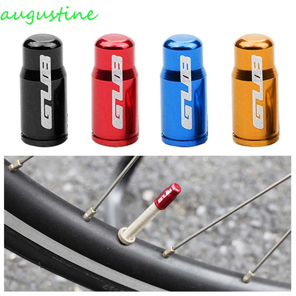 AUGUSTINE ยางวาล์ว Protector สำหรับจักรยาน MTB 2 ชิ้น สําหรับ Schrader และ Presta