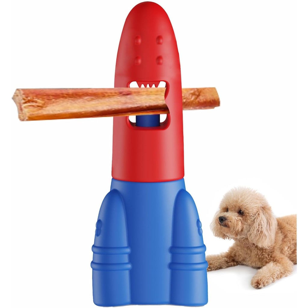 Bully Stick Holder สําหรับสุนัข - ที่วางเคี้ยวทนทานสําหรับที่วางเคี้ยวกระดูกและที่วางรักษาน่ารัก Roc