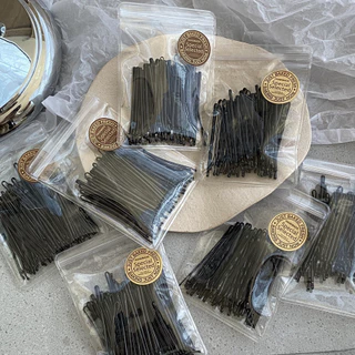 กิ๊บดำ 50 ชิ้น กิ๊บดำติดผม ทรงผมเรียบง่ายคลิปเล็ก วัสดุดีเยี่ยม hair clip